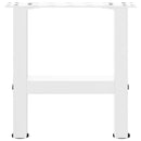 sofabordsben hvide 2 stk. 40x(30-31) cm stål