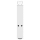 sofabordsben hvide 2 stk. 40x(30-31) cm stål