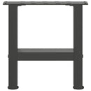 sofabordsben antracit 2 stk. 40x(30-31) cm stål