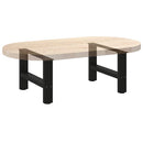 sofabordsben sort 2 stk. 50x(30-31) cm stål
