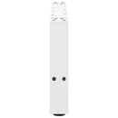 sofabordsben hvide 2 stk. 50x(30-31) cm stål