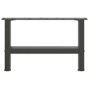 sofabordsben antracit 2 stk. 50x(30-31) cm stål