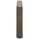 sofabordsben naturstål 2 stk. 50x(30-31) cm stål