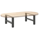 sofabordsben antracit 2 stk. 60x(30-31) cm stål