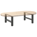 sofabordsben antracit 2 stk. 70 x (30-31) cm stål
