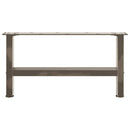 sofabordsben naturstål 2 stk. 70x(30-31) cm stål