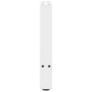 sofabordsben hvide 2 stk. 28 x (42-43) cm stål