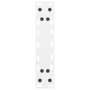 sofabordsben hvide 2 stk. 38 x (42-43) cm stål