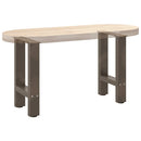 sofabordsben naturstål 2 stk. 38 x (42-43) cm stål
