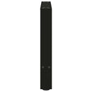 sofabordsben sort 2 stk. 50x(42-43) cm stål