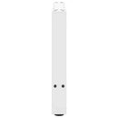 sofabordsben hvide 2 stk. 50x(42-43) cm stål