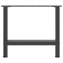 sofabordsben antracit 2 stk. 60 x (42-43) cm stål