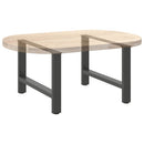 sofabordsben antracit 2 stk. 70 x (42-43) cm stål