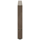 sofabordsben naturstål 2 stk. 70x(42-43) cm stål