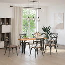 konsolbordben sort 2 stk. 28 x (72-73) cm stål