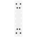 konsolbordben hvide 2 stk. 28 x (72-73) cm stål