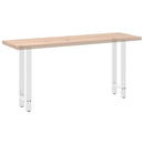 konsolbordben hvide 2 stk. 28 x (72-73) cm stål