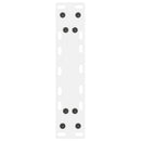 konsolbordben hvide 2 stk. 38 x (72-73) cm stål