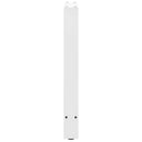 spisebordsben hvide 2 stk. 50x(72-73) cm stål