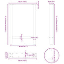 spisebordsben hvide 2 stk. 50x(72-73) cm stål