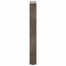 spisebordsben naturstål 2 stk. 50x(72-73) cm stål