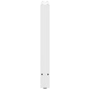 spisebordsben hvide 2 stk. 60x(72-73) cm stål