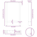 spisebordsben hvide 2 stk. 60x(72-73) cm stål