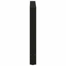 spisebordsben sort 2 stk. 70x(72-73) cm stål