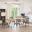 spisebordsben hvide 2 stk. 70x(72-73) cm stål