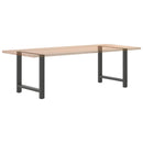 spisebordsben antracit 2 stk. 70 x (72-73) cm stål