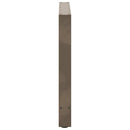 spisebordsben naturstål 2 stk. 70x(72-73) cm stål
