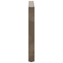 spisebordsben naturstål 2 stk. 80x(72-73) cm stål