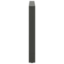 spisebordsben antracit 2 stk. 90 x (72-73) cm stål
