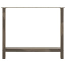 spisebordsben naturstål 2 stk. 90x(72-73) cm stål
