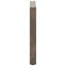 spisebordsben naturstål 2 stk. 90x(72-73) cm stål
