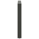 spisebordsben antracit 2 stk. 100x(72-73) cm stål
