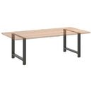spisebordsben antracit 2 stk. 100x(72-73) cm stål