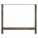 spisebordsben naturstål 2 stk. 100x(72-73) cm stål