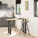 barbordsben antracit 2 stk. 40x(90-91) cm stål