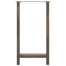 barbordsben naturstål 2 stk. 50x(90-91) cm stål