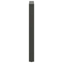 barbordsben antracit 2 stk. 60x(90-91) cm stål