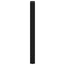 barbordsben sort 2 stk. 40x(100-101) cm stål