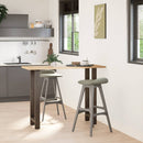 barbordsben naturstål 2 stk. 40x(100-101) cm stål