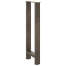 barbordsben naturstål 2 stk. 40x(100-101) cm stål