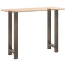 barbordsben naturstål 2 stk. 40x(100-101) cm stål