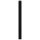 barbordsben sort 2 stk. 50x(100-101) cm stål
