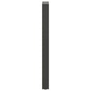 barbordsben antracit 2 stk. 50x(100-101) cm stål