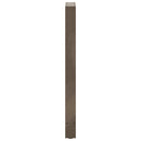 barbordsben naturstål 2 stk. 50x(100-101) cm stål