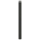 barbordsben antracit 2 stk. 60x(100-101) cm stål