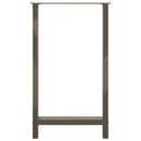 barbordsben naturstål 2 stk. 60x(100-101) cm stål